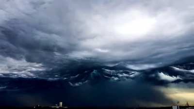 The Latest Recognized Cloud Formation by the World Meteorological Organization | Asperitas Cloud: an extremely rare, dramatic, wave-like cloud formation.
