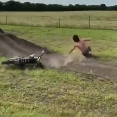 At least he recovered on the outside