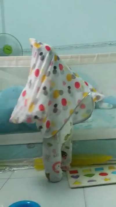 My daughter is scaring me, it's scary haha