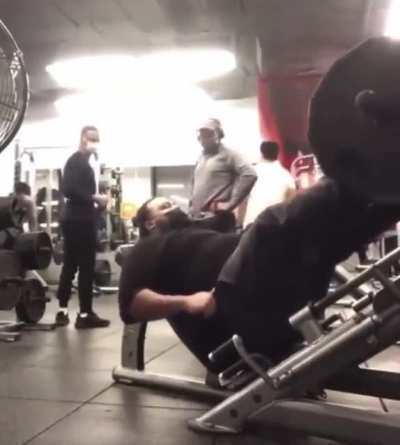 When you try to do more than you could at the gym