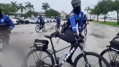 WCGW if our "elite" Police bike taskforce tries to break up a protest?
