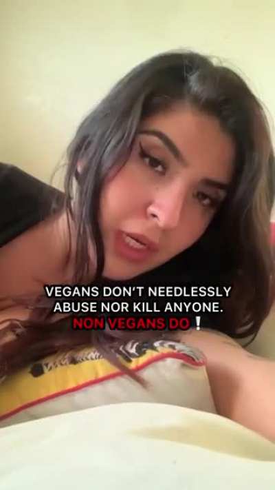Vegan "activist" on why other activists are "A B U S E R S" if they're not vegan.