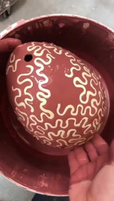 Wax Resist on Egg