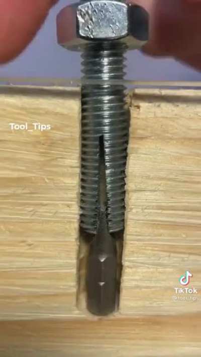Something something screwed/nailed/hammered