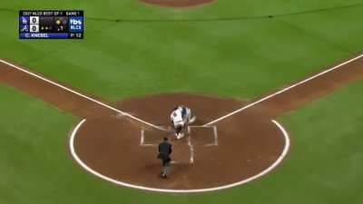 [Highlight] Braves get on the board first as Rosario scores on a wild pitch from Knebel