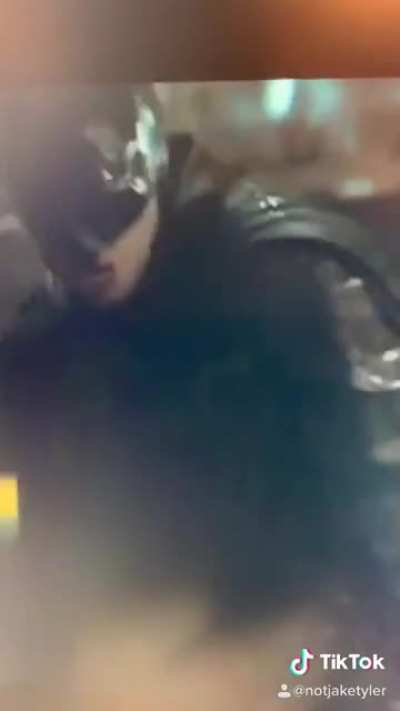 My first night peacefully protesting in Gotham
