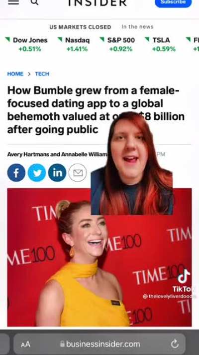 Bumble’s “interesting” history