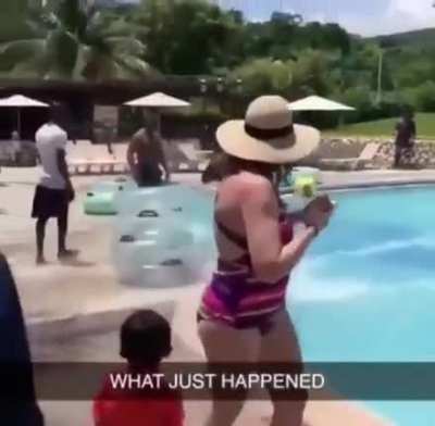 the way he casually walked off ?