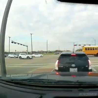 Red light blow through...