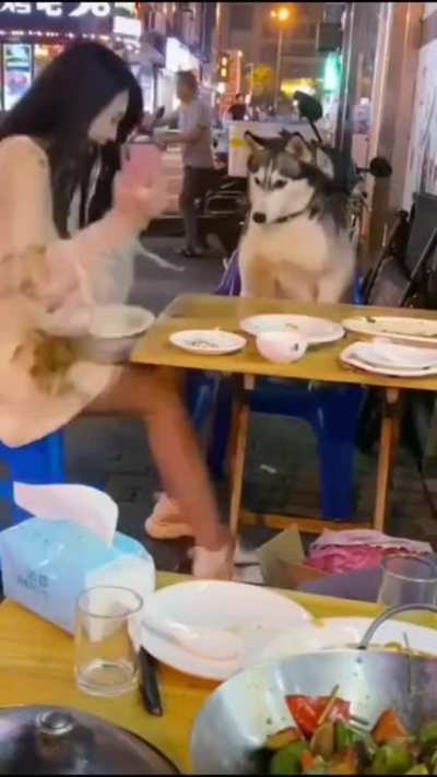 There goes the soup