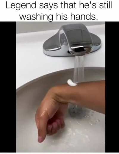 Have you heard the tragedy of hand washer the wise?