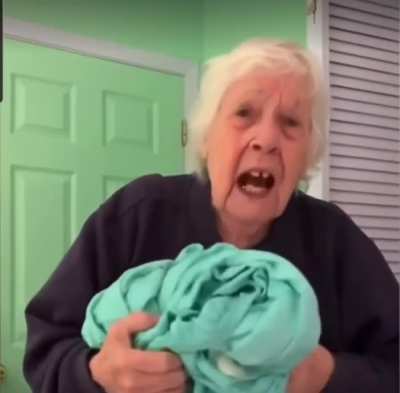 Grandma with a life hack