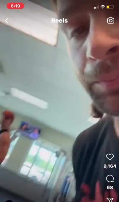 gym bro takes his infant child to the gym