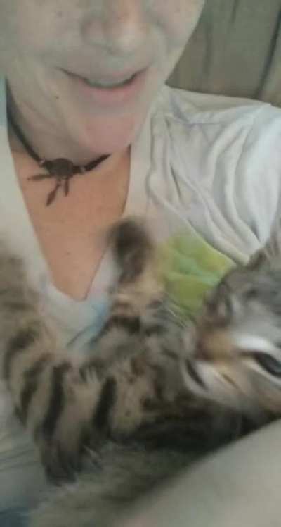 He didn't like the camera getting in His space.
