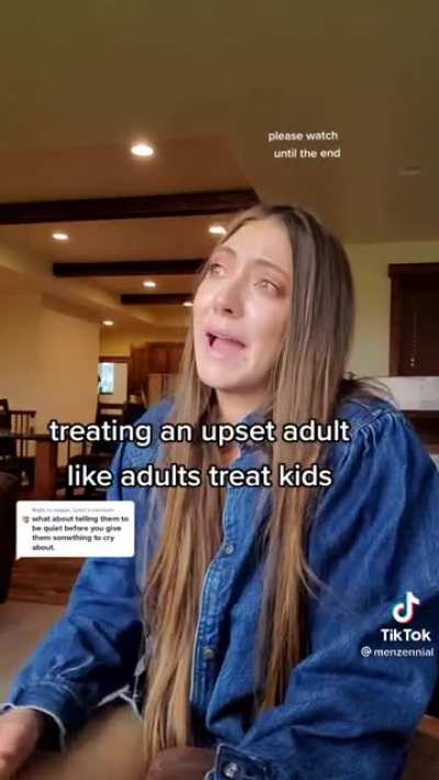 If we spoke to adults like adults speak to children
