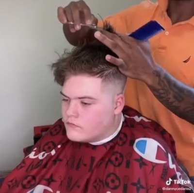 The barber knows what they’re doing