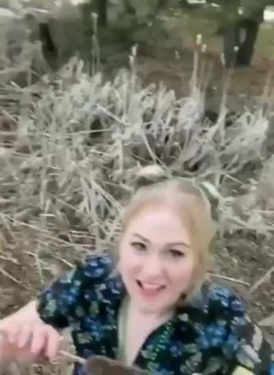 Eating a bullrush