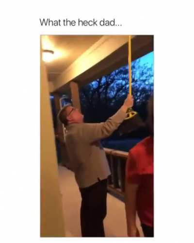 Dad isn’t fooled