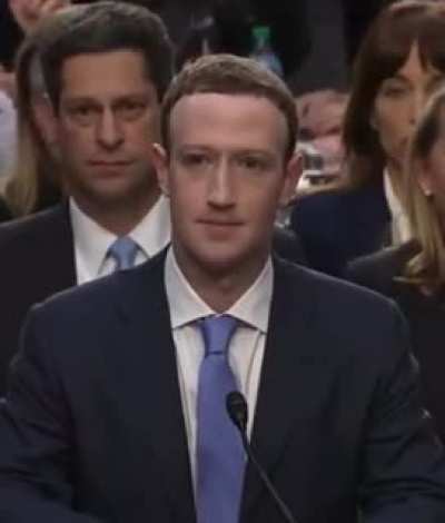 Mark Zuckerberg with realistic robotic sounds