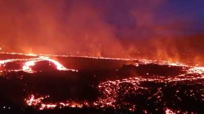 ? The volcano eruption in Fagradalsfjall Iceland has lead to some stunning visuals.