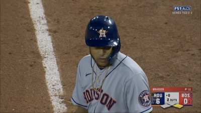 [Highlight] [Highlight] Brasier brings two more Astros runs home with a flare to right field