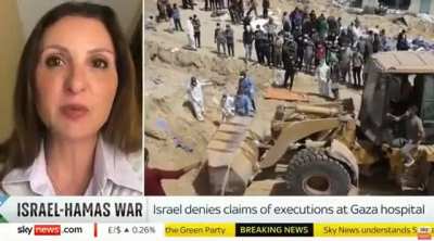 To explain how bodies with their hands tied ended up in mass graves