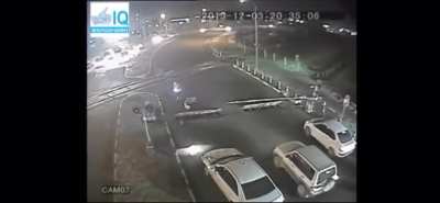 Another barrier vs car