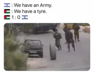 To stop a tire/tyre