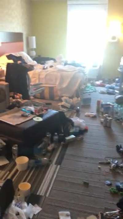 Opened one of our hotel rooms up due to complaint and stumbled into this disaster….