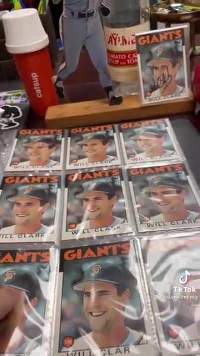Collecting baseball cards