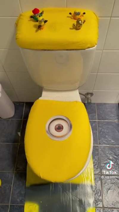Minion themed children's bathroom.