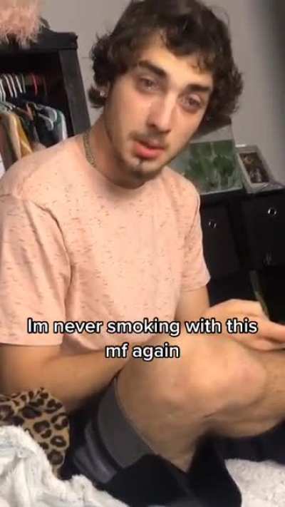 Trying weed for the first time