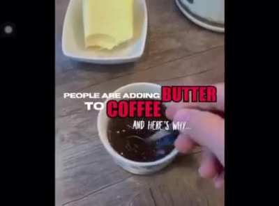 Butter coffee