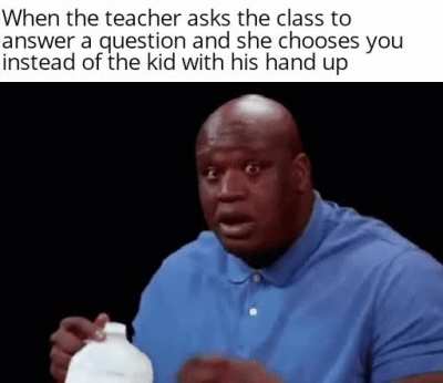 Why choose me? I don't even know what class this is