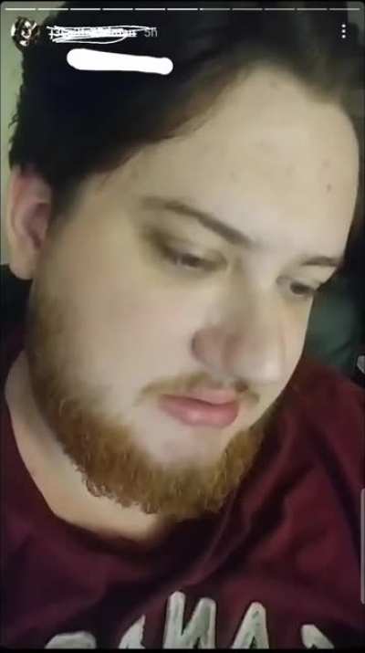 QTard hits Rock bottom, loses family and friends, has no money ? only worry is what a radical like this douche will do