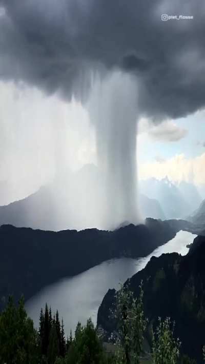 ? Microburst at Lake Millstatt in Austria