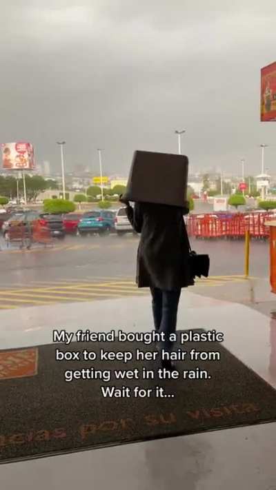 How to keep hair looking good in the rain