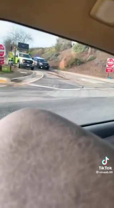 Ramp is closed idiot!