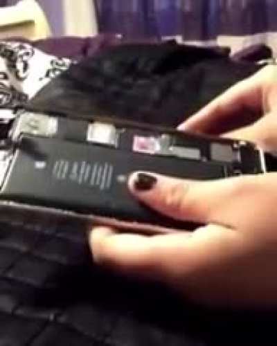 Never bring a knife to a battery fight.