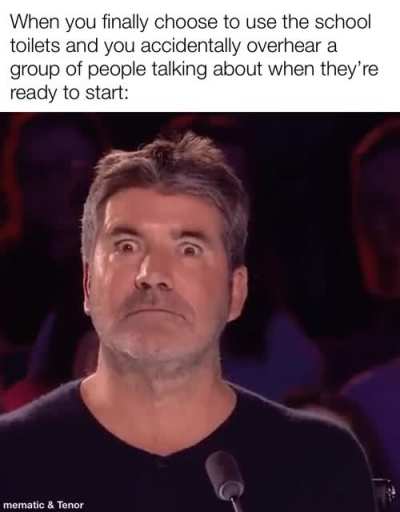 I didn’t go to school the next day