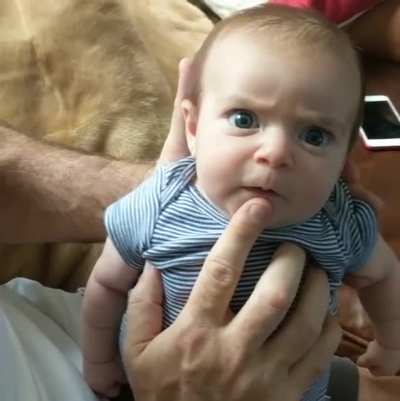 Mummyyy!! Why is my voice so deep? ?