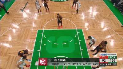 [Highlight] "Overrated" chants break out in Boston while Trae Young is at the free throw line