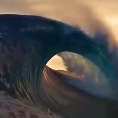 ? Waves touching clouds ?