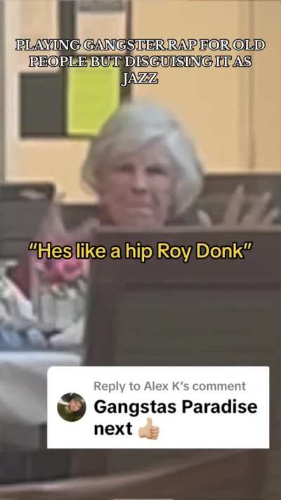 "i take a look at my life and realise there's nothing left" is a wild line to play for the elderly