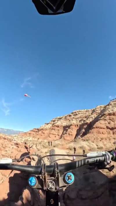 How much shear will must this rider have to navigate through such a terrain so seamlessly?