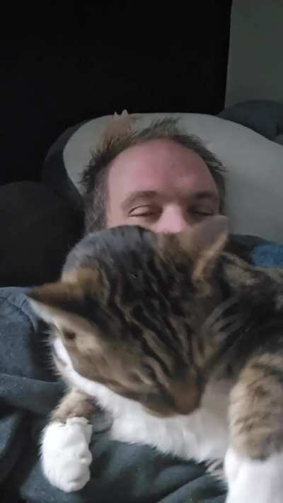Ollie, my snuggle buddy