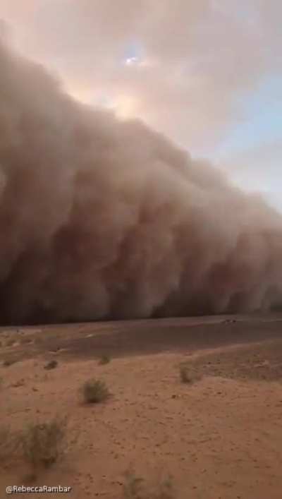 ? A major sandstorm hit Gulf countries over the weekend, including Qatar, the United Arab Emirates and Saudi Arabia.
