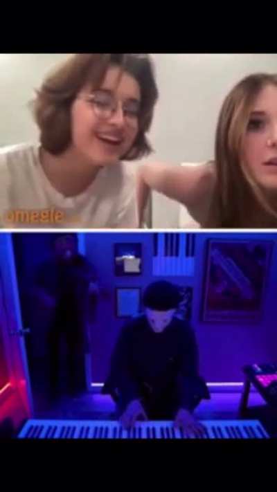 River Flows in You performance on Omegle