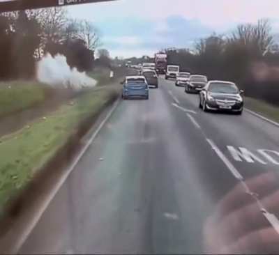 There was an attempt to overtake...