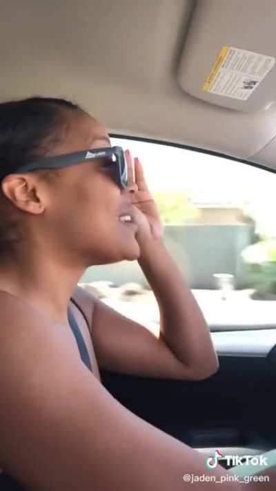 her face at the end ?
